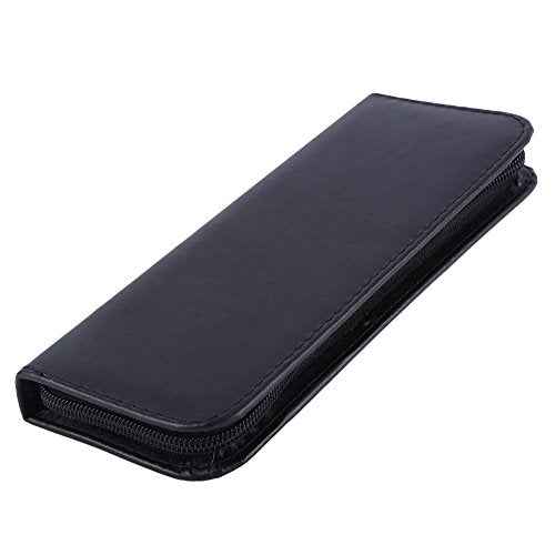 PU Leather Zipper Scissors Bag Pouch Box Hairdressing Scissors Tool Bag Hair Shear Scissors Bag Barber Pouch Cases Holster for Hairdressers