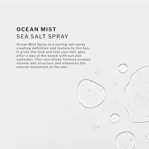 SACHAJUAN Ocean Mist Sea Salt Spray, Wave, Texture, Grip & Volume for Texturizing Beach Waves, Matte Finish
