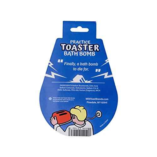Toaster Bath Bomb ? Funny Gag Gift for Adults, Hilarious Office Prank, White Elephant, Secret Santa, Stocking Stuffer for Men, Women, Teens, and Coworkers