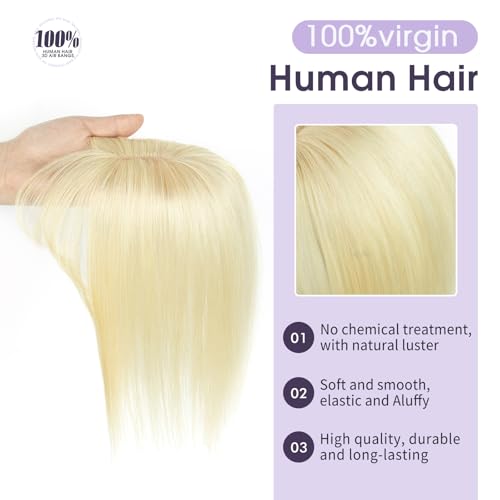 Hair Topper for Women with Thinning Hair, Lightweight & Add Volume Hairpiece for White HairRoots Cover, Changing Hairstyle, Trendy and Comfortable Design