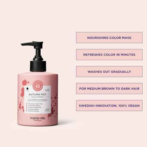 Maria Nila Color Refresh, 10.1 Fl Oz, Color Bomb, Semi-Permanent Pigments, 100% Vegan & Sulfate/Paraben free