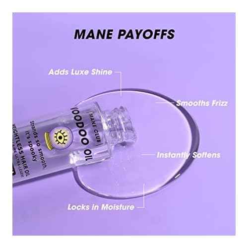 MANE CLUB Voodoo Oil Weightless Hair Oil, cruelty free, vegan, no sulfates or parabens, 1.6 Ounce