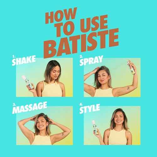 Batiste Dark Dry Shampoo, Waterless shampoo, 3.81oz 3 pack