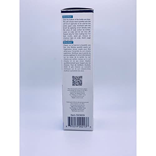 MD Follicle Energizer Natural Hair Growth Serum | Follicle Energizer Serum - Prevents Thinning Hair & Hair Loss By Stimulating Hair Follicles To Produce Thicker, Fuller Hair (30-Day Supply Per Tube)