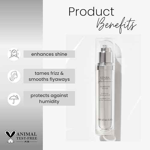 Platinum Silkening Gloss | Brilliant Shine Polish | Tames Frizz & Smooths Flyaways | Lightweight Formula | Protects Against Humidity | Smooths Dry Ends | Medium To Coarse Hair