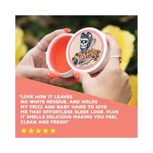 Suavecita Pomade for Women 2.3 oz Can - Medium Hold, High Shine, Water Based, Wax Like Flake Free - All Day Hair Free Gel Hairstyles Easy to Wash Out