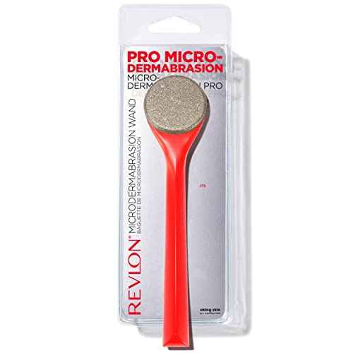 Revlon Microdermabrasion Wand, Gently Exfoliate Skin with Real Diamond Grit, 1 Count