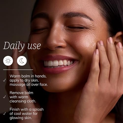 COLLEEN ROTHSCHILD Radiant Cleansing Balm | Deeply Cleanses, Soothes, Removes Makeup & Impurities | Restores Luminosity | Calms & Decongests | Combats Dehydration