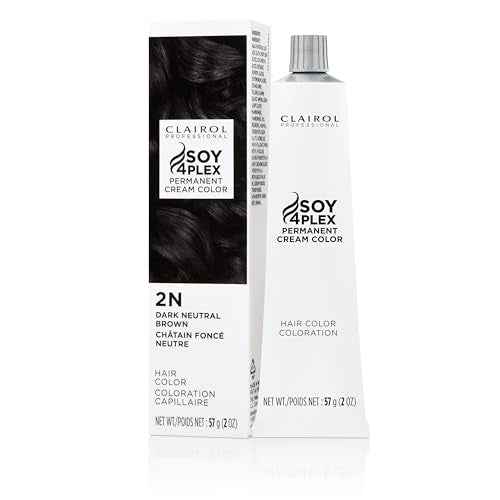 Clairol Professional Permanent Cream Hair Color | Blonde, Brown, Black, & Red-Violet Shades for 100% Gray Coverage | Deep Conditioning & Fade Resistant Results