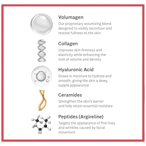 Consult Beaute Volumagen Volumizing Essence Micro Plumping Facial Treatment Discs - Hyaluronic Acid - Collagen - Skin Hydrating - Twin Pack 120 Count