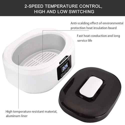 Paraffin Wax Machine for Hand and Feet£¬Touchscreen Paraffin Wax Warmer with 1.98lb Wax Moisturizing Paraffin Spa Wax Bath Kit, Large Capacity at Home for Smooth and Soft Skin£¨White£©
