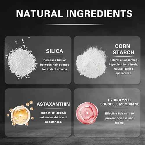 Hair Styling Powder for Men & Women,Lightweight & Volumizing Hair Texture Powder Spray with Matte Finish,polvo texturizador para cabello hombre,Best for Short to Medium