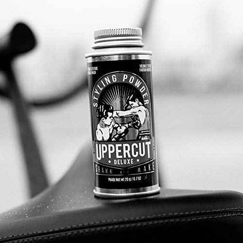 Uppercut Deluxe Styling Powder for Men ? Volumizing & Texturizing Hair Powder with Flexible Hold and Natural Matte Finish ? Lightweight, Reworkable Men¡¯s Hair Product ? 0.7 oz / 20 g