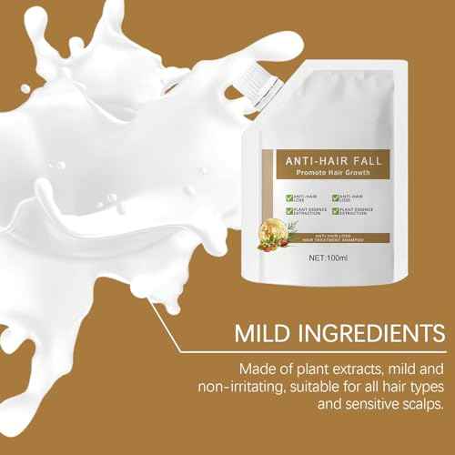 2Pcs Anti-Hair Fall Hair Loss Shampoo, Anti-Hair Fall Promote Hair Growth, Anti Hair Loss Shampoo, Moisturizing & Promoting Hair Growth, Suitable for All Hair Types (2PCS)