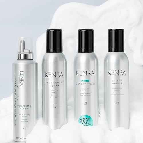 Platinum Thickening Mousse 12 | Volumizing Styler | Adds Fullness & Body | Humidity Protection Up To 48 hours | Density Plumping up tp 150% | Thermal Protection | All Hair Types