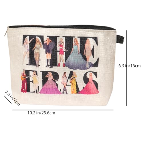 Singer Makeup Bag, Music Lovers Gifts for Women, Friendship Gifts for Women Friends Sister, TS Fans Makeup Bag, Birthday Christmas Gifts for Her