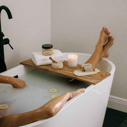 Bend Soap Company Milk Bath, 100% Natural Ingredients, Gentle Cleanser, Hydrates Moisturize and Softens The Skin, Handcrafted Goat Milk Soap, Essential Oil, 2 lbs - Unscented