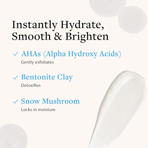 Signature Facial Mask (1.7 fl oz) & Serum (0.33 fl oz), Skin Care Set, 2-Step Face Tightening and Lifting Skincare, Anti Wrinkle, with Hyaluronic Acid, for Instant Face Lift