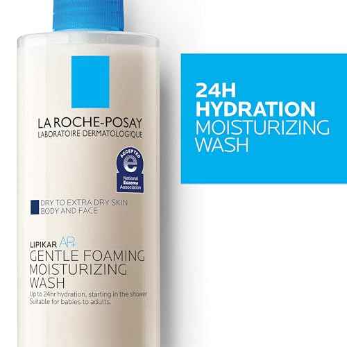 La Roche-Posay Lipikar AP+ Gentle Foaming Moisturizing Wash, Shea Butter + Niacinamide + Glycerin, Moisturizing Body Wash For Dry Skin, National Eczema Association Accepted, Dermatologist Tested?