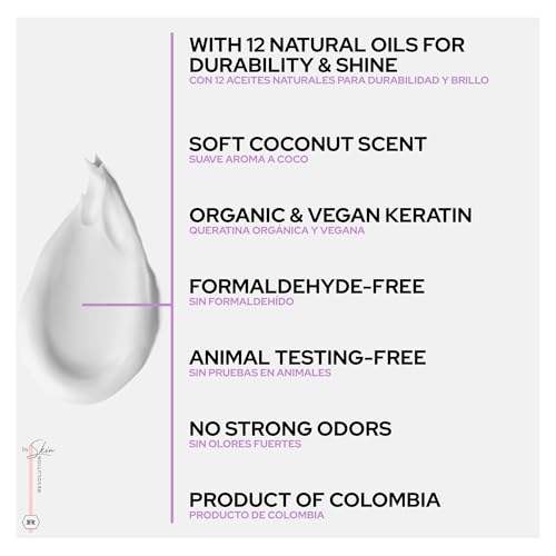 Aftercare for Ritual Bot?nico Keratina Org?nica | Treatment to Straighten, Repair and Relax Hair | All Natural, Organic & Vegan Ingredients | Product of Colombia| Keratin Medium, 250ml/8.45 Fl Oz)
