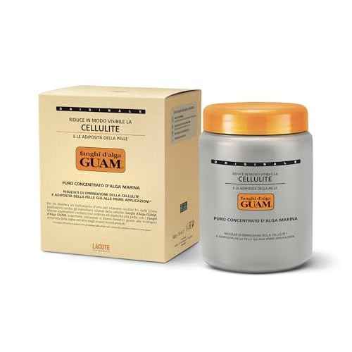 Guam Anti-Cellulite Hot Seaweed Mud ORIGINAL FORMULA | Sculpting Body Wrap To Remove Cellulite, Skin Tightening Treatment For Thighs And Legs, Inches Reduction, 1000 gr