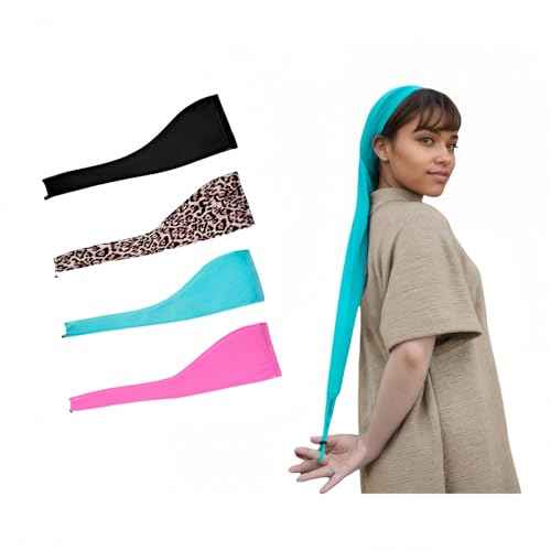 Roaming Hair Weave Sleeve for Locs ? Extra Long Hairsleeve for Braids, Dreadlocks & Twists ? Breathable Loc Sleeve for Women ? Stretchy, Reusable, Lightweight Hair & Wig Cap (Black)