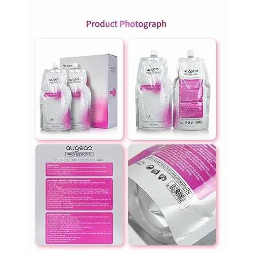 2x 800ML Smooth Hair Straightening Cream - Treatment for Curly Hair, Light Fragrance & Suitable for All Hair Types, Salon Commercial Grade
