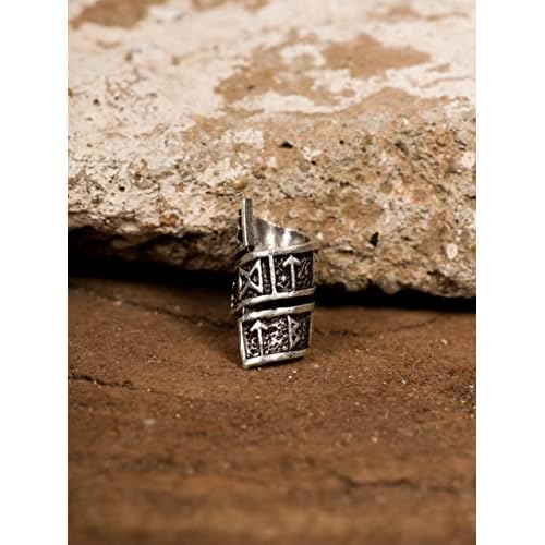 HAQUIL Braiding Bracelet Pendant Pull Dreadlock Pin Quick Beader Viking Beads Combo 5 pcs Viking Celtics Knots Triquetra Hair Lock