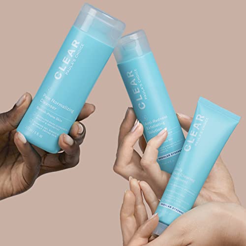 Paula's Choice CLEAR 3-Piece Acne Kit, Includes Daily Cleanser, 2% Salicylic Acid Exfoliant & Benzoyl Peroxide Treatment, Prevents & Treats Mild to Severe Acne & Breakouts, Fragrance-Free, Set of 3