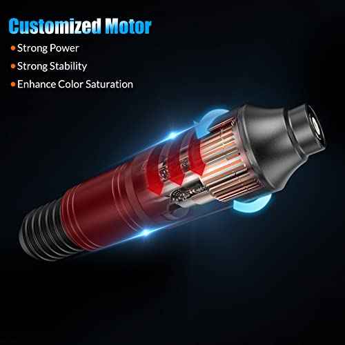 Wormhole Tattoo Kit Tattoo Gun Kit Cartridge Tattoo Machine Kit for Beginners Rotary Tattoo Machine Kit Tattoo Supplies WTK100