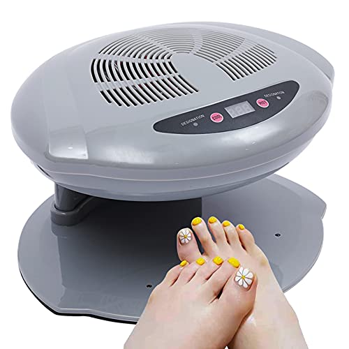 Professional Nail Dryer,400W Air Nail Fan Blower Dryer Machine with Auto Induction Warm & Cool Wind, Manicure Tool with Automatic Sensor,for Fingernail & Toenail Curing,Grey