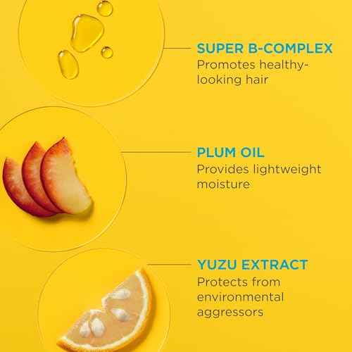Briogeo Style + Treat Yuzu + Plum Oil Sleek Stick, Vegan Wax Hair Stick, Non-Greasy, Travel-Friendly, Tames Flyaways, Styling Stick for All Hair Types, Vegan, Cruelty-Free, 0.5 oz