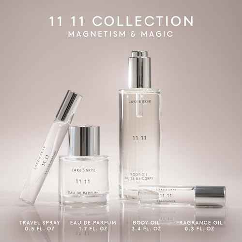 Lake & Skye 11 11 Body Oil, 3.4 fl oz (100 ml), Hydrating with Vitamin E & Almond Oil - Sheer & Uplifting Scent