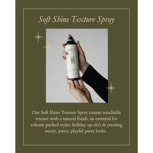 ARET? Soft Shine Texture Spray + Hair Spray for Women, Barbary Fig & Zeolite Mineral Clay, Adds Volume, Smooths Frizz, Locks in Shine, Soothes Scalp, Made in USA, 8oz