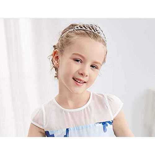 Lovelyshop Girls Heart Rhinestone Tiara Crown for Wedding Prom Birthday Prinecess Party