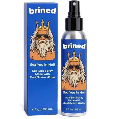 Sea Salt Spray for Hair Men & Women | Real Ocean Water Texturizing Spray | Beach Hair, Waves, Volume & Matte Finish | Aloe, Kelp & Vitamin B5 | Sulfate-Free, Paraben-Free | 4oz