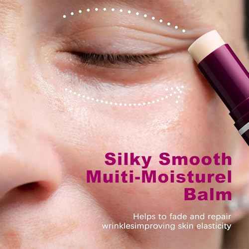 Vitaliq Cemenrete, Calcium Volume Multi Balm,Korean Collagen Moisturing Stick,Repair moisturizing Cream,Anti-aging,Hydrating,Firming Skin, Almond & Vitamin E for Neck, Face (2PCS)