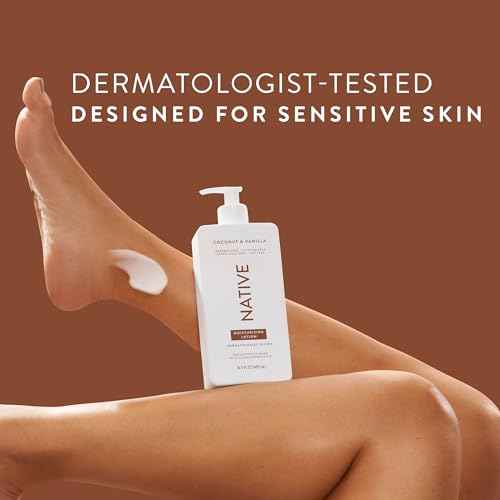 Native Body Lotion Contains Naturally Derived Plant-Based Moisturizers for Women and Men | Restores Dry Skin, Coconut & Vanilla, 16.5 fl oz
