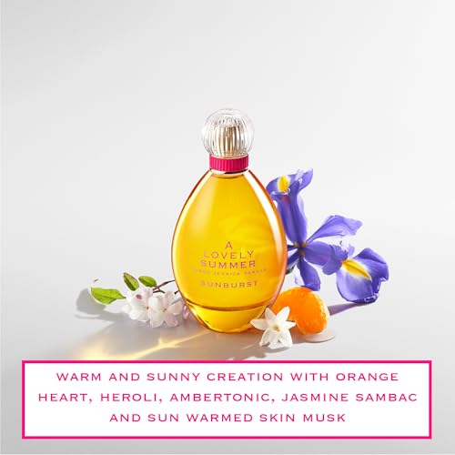 SJP Sarah Jessica Parker A Lovely Summer Sunburst Eau de Parfum 100ml Spray, Bright and Uplifting Female Perfume, Long-Lasting Fragrance For Women - Genuine Perfume for Women