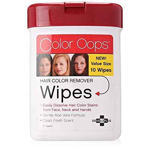 Developlus Color Oops Color Remover Wipes 10 Count (2 Pack)