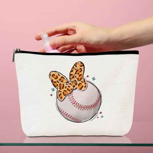 Baseball Mom Cosmetic Bag Mothers Day Mom Gifts from Daughters Baseball Moms Accessories Baseball Lovers Retirement Gifts for Women Sports Moms Mimi Travel Makeup Bag Toiletry Bag Birthday Christmas