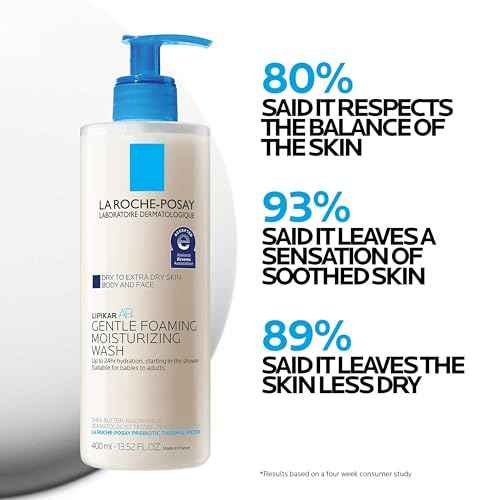 La Roche-Posay Lipikar AP+ Gentle Foaming Moisturizing Wash, Shea Butter + Niacinamide + Glycerin, Moisturizing Body Wash For Dry Skin, National Eczema Association Accepted, Dermatologist Tested?