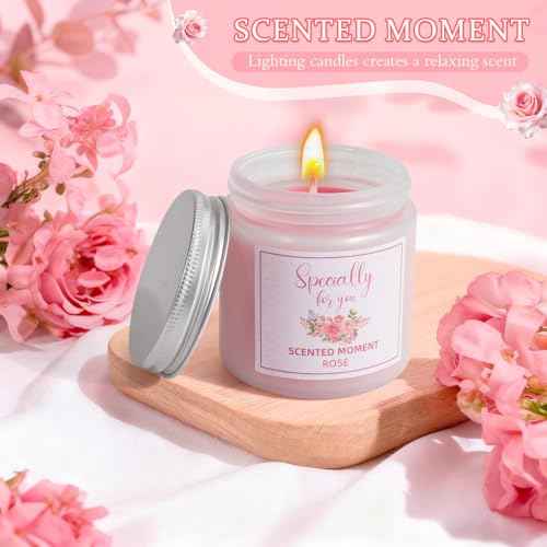 Birthday Gifts for Women,Self Care Set ,Get Well Soon Gift Baskets, Relaxing Rose Spa Gift Basket ,Care Package for Women, Unique Christmas Mom Gifts for Her Girlfriend Sister Friend Wife Grandma