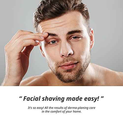 DORCO Line-Up Razor for Men - Ultimate Grooming Tool for Mustache & Beard (2 Pack)