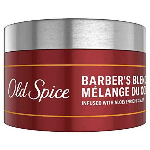 Old Spice Hair Styling Putty for Men, High Hold/Matte Finish, Barber's Blend Infused with Aloe, 3 Ounce