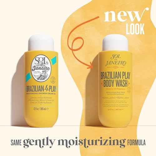 SOL DE JANEIRO Brazilian Play Moisturizing Shower Cream-Gel Body Wash - Premium Body Cleanser - Hydrating for Soft Skin
