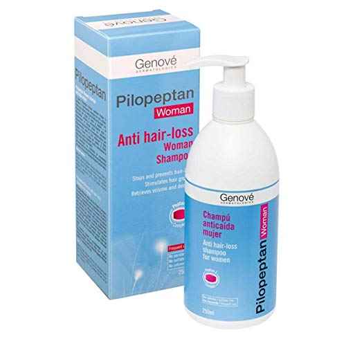 GENOV? Pilopeptan for Women 250ml - Hair Care - Daily Use - Hair Regrowth Treatment - Anti-Hair Loss Shampoo - Rich In Nutrients - Active And Natural Ingredients