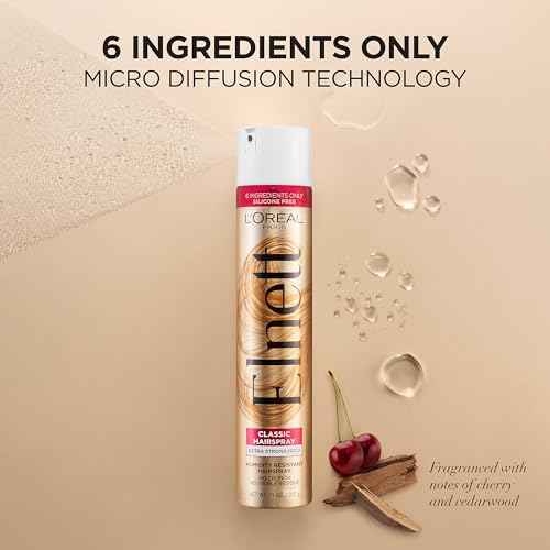 L'Oreal Paris Elnett Satin Extra Strong Hold Color Treated Classic Hairspray, 11 oz
