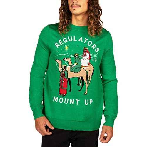 Tipsy Elves Ugly Christmas Sweaters for Men - Colorful and Funny Men's Christmas Sweaters - Hilarious Holiday Pullovers