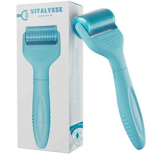 Scalp Derma Roller ? 0.25mm Microneedling Tool for Hair & Scalp ? 1200 Titanium Needles, Replaceable Head, CE Certified ? Hair Care for Men & Women ? Proudly Canadian